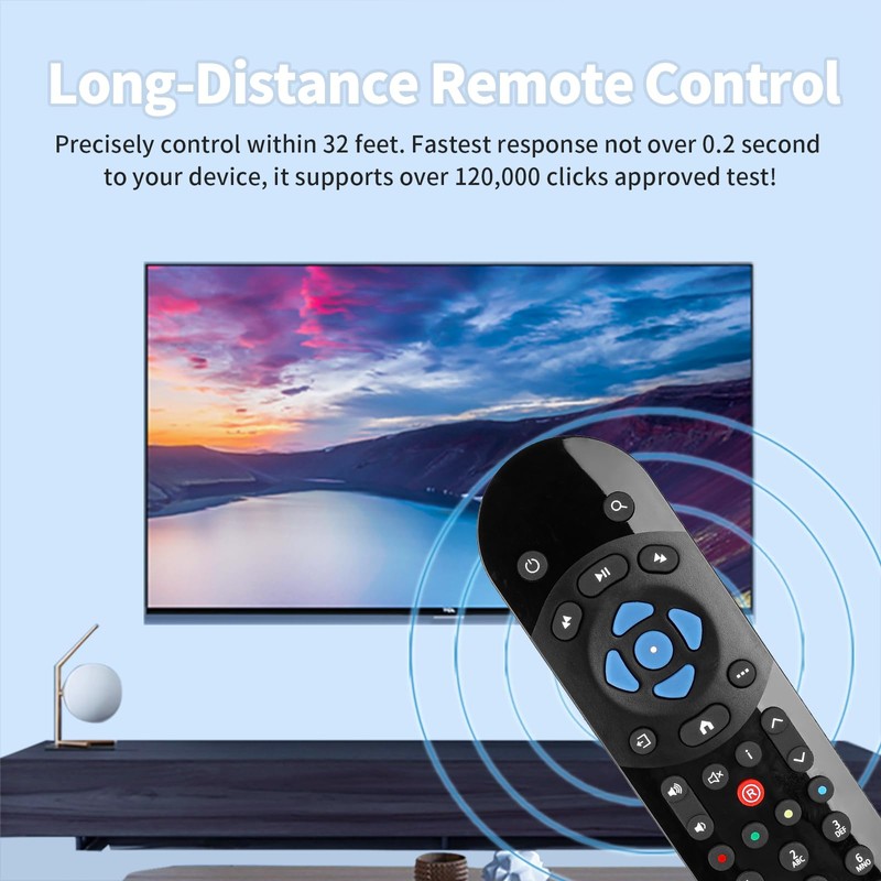Remote Control Compatible with Sky Q TV Box Replacement Controller