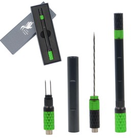 Cigar Punch Cigar Draw Enhancer and Cigar Nubber 4 in 1 The Cigar Punch for All Cigars is a Practical and Essential Cigar Accessories for Cigar Lovers Great Gift for a Man （Black Green）