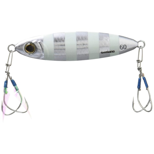 Shimano JU-S60S 003 Metal Jig, Ocea, Stinger Butterfly, Flat Light,