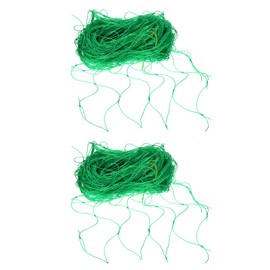 PATIKIL Garden Trellis Netting 6x16 Ft, 2 Pack 4x4 in 27 Strands Mesh Plant Growing Supporting Climbing Net for Flowers Fruits Vegetables, Green