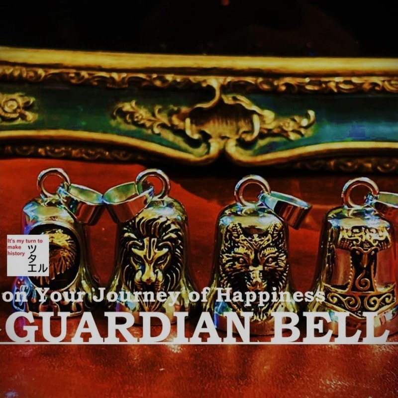 Tsutael Happiness Journey Guardian Bell Biker Bell Amulet Key Chain