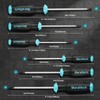 DURATECH 6PC Magnetic Torx Screwdriver Set Magnetic Tip S2 Steel