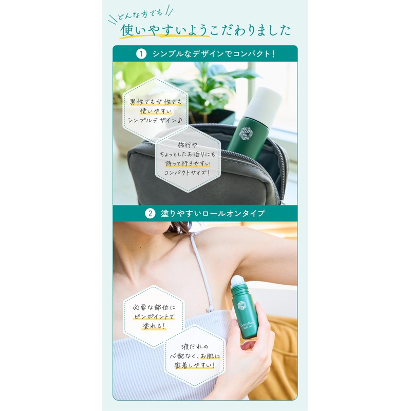 Odremist Roll-On 1.4 fl oz (40 ml) Made in Japan