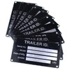 10PCS Blank Trailer VIN ID Plate Data TAG Serial Model