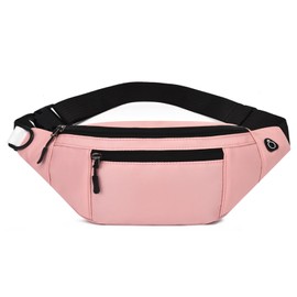 Alpseek Fashion Outdoor Versatile Waterproof Waist Bag Chest Bag Bum Bag Adjustable Strap Belt Bag for Cycling Running Climbing Hiking Travel Holiday for Men and Women, Pink, Classic
