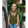 4th Grade Groovy Daisy First Day of School T-Shirt Back