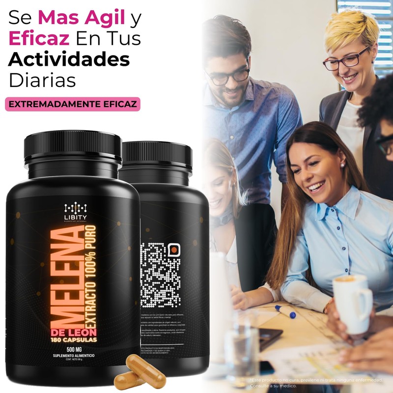 Melena de Leon Extracto 100% Puro (180 Capsulas de 500mg)