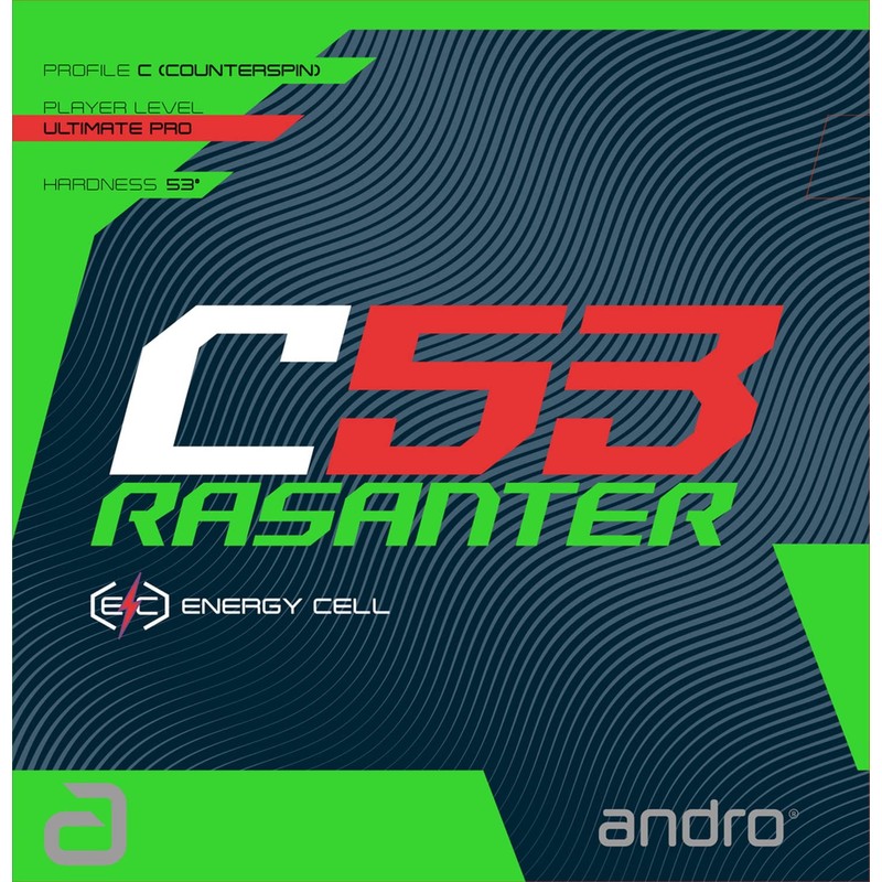ANDRO Japan 110021099 Table Tennis Rubber Razantar C53 Soft Rubber