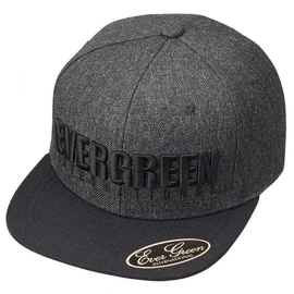 Evergreen E.G. Flat Cap Type 1, Black/Gray, Free Size