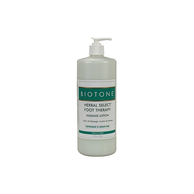Biotone Herbal Foot Massage Lotion, 32 Ounce