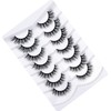 Pooplunch False Eyelashes Fluffy Cat Eye Look Wispy Fake Eyelashes