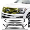 BOGAR TECH DESIGNS Grille Front Bumper Chrome Delete Sticker Decal
