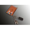 MATADOR K-0111 Key Ring Real Leather with Credit Cards, light