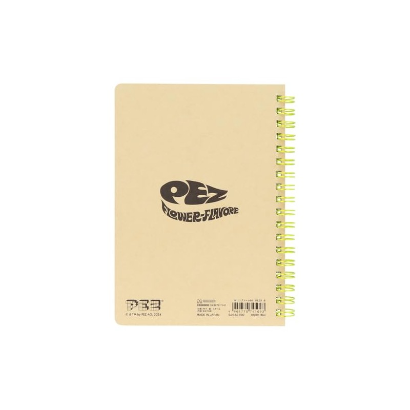 Sunstar Bungu S2642190 PEZ Notebook, W Ring, B6, B Pattern