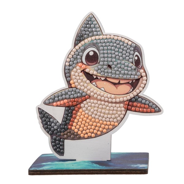 CRYSTAL ART Shark Wildlife Buddies Kit Craft Buddy