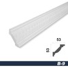 Marbet Ceiling Mouldings White Economy Pack Made of Polystyrene EPS
