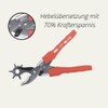 FAMEX 3525 Professional Revolving Punch Pliers with Lever Support Approx.