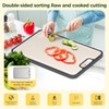 Titanium Cutting Board for Kitchen, Cutting Board Double Sided Food