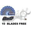 MIMPEX Professional Knife Razor Barber Salon Straight Cut Throat Shaving StainlessSteel