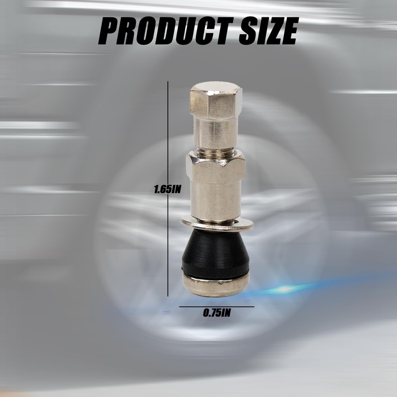 lygchii 4 PCS TR-416 Metal Valve Stems Outer Mount, Fits