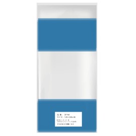 [Made in Japan] Delivery Pack with Lid (For Length 4) Tear Resistant CPP Bags 4.7 x 9.4 x 1.6 inches (120 x 240 + 40 mm) [100 Pieces] 40 micron