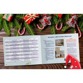 Wichteltür Adventskalender: ab 2 Jahre | Zauberhafte Weihnachten für Kinder. Komplettes DIY Wichtel Buch. Wichtelbriefe zum Ausschneiden inkl. Aufgaben, Streichen, Deko u.v.m.