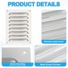 PATIKIL 8x6 Inch Stainless Steel Vent Cover, Screen Air Grille