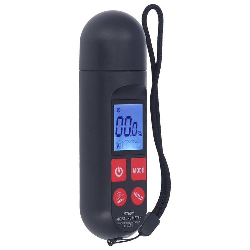 MY60M Moisture Meter LCD Screen Display Moisture Detector for Wood