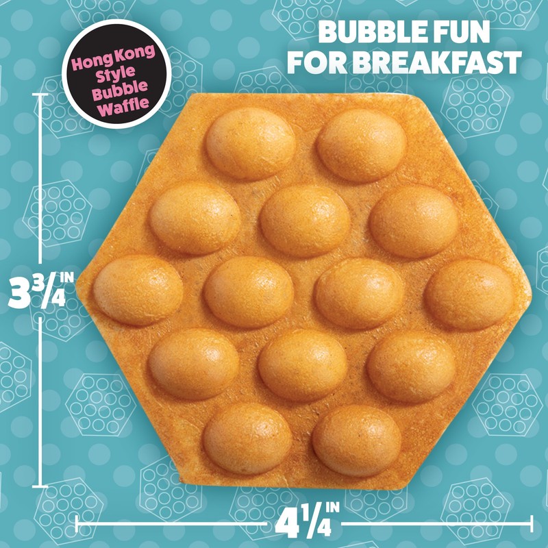 Bubble Mini Waffle Maker- Special Holiday Breakfast w Tiny Hong