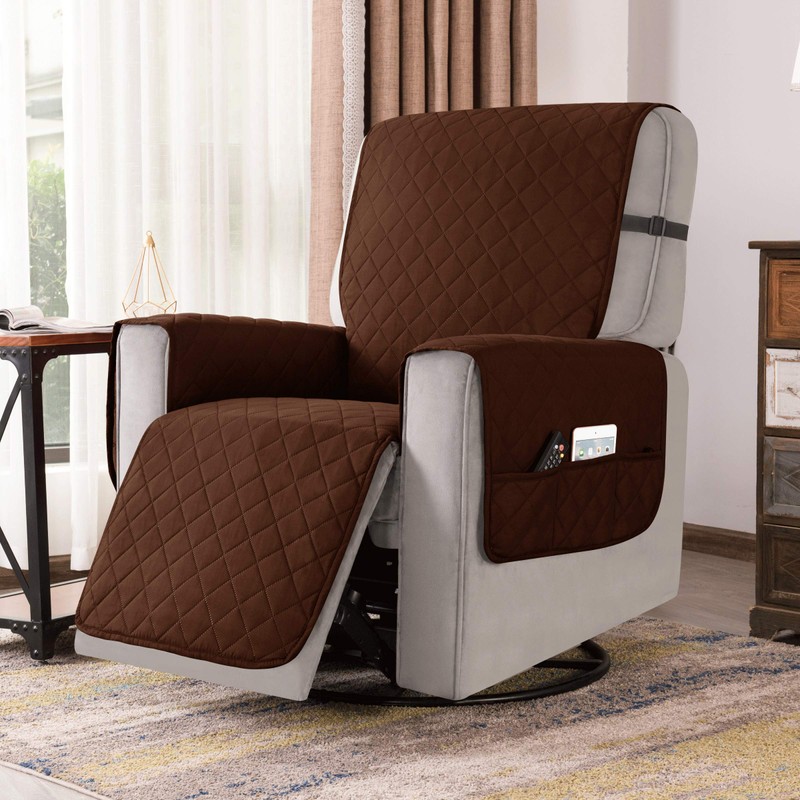 CHUN YI Recliner Chair Cover Reversible Small Recliner Slipcover for
