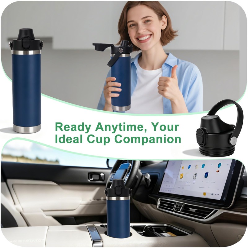 Auto Spout Lid for Yeti Rambler, Chug Cap for Yeti