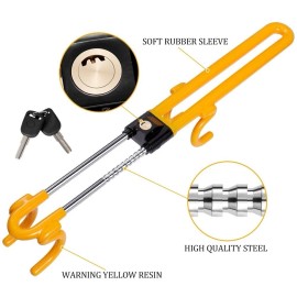 Car Steering Wheel Lock Vehicle SUV Anti-Theft Security Device Heavy Duty Secure