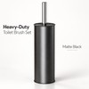 Toilet Brush and Holder Set – Heavy-Duty Long Handle Bathroom