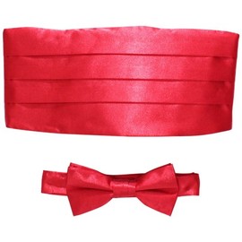 American Exchange Big Boys' Bowtie Set, Red, One Size