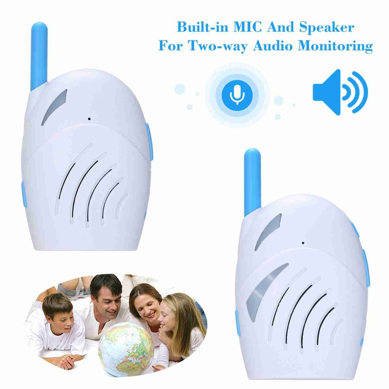 Baby Detectophone 2.4GHz Wireless 2 Way Intercom Crying Sound Alarm