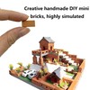 DHER Mini Small Bricks Miniature Bricks Pack of 50 Mini