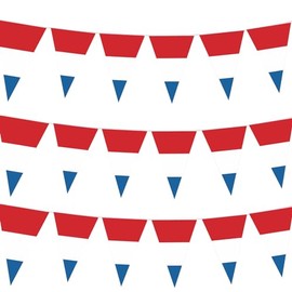 32.8ft Netherlands Flag Bunting with 30 Flag for Oly Games,Holland Triangle Flag 14 x 21cm Oly Flags Decoration 2024,Holland Bunting Flag Banner for Garden,Bar,Party and Street Oly 2024 Decoration