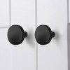 YSDMY 12 Pcs Black Cupboard Knobs,Black Door Knobs Cupboard Handles