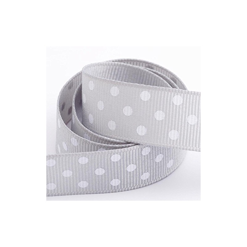 Italian Options Polka Dot Grosgrain Ribbon 15mm x 10 Metres