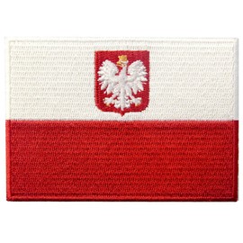 Poland Flag Embroidered Swallow Bird Emblem Polish Iron On Sew On Polska National Patch