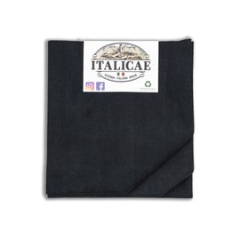 ITALICAE Mikrofaser-Tücher Made in Italy – Auto-Scheibenwischer, ultra-saugfähig, perfekt auch zum Waschen von Motorrad, Mikrofaser, schwarz, 3 Stück, 60 x 40 cm, ideal als Auto-