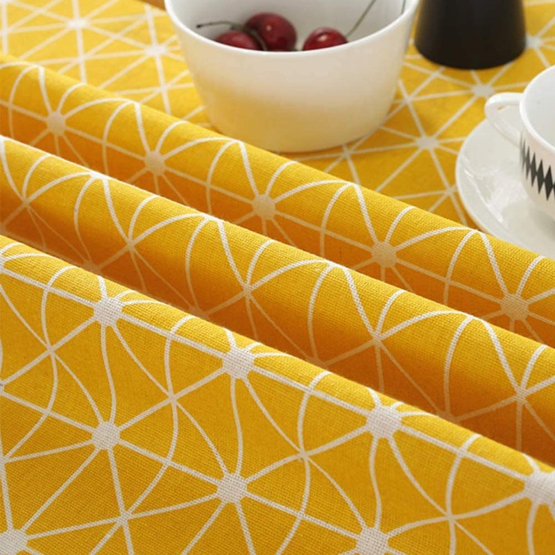Tablecloths Cotton Linen Round Tablecloth Round Simple Style Twill Table
