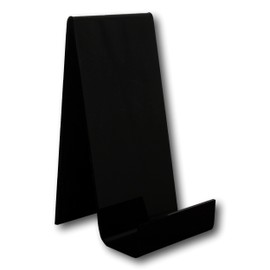 EPOSGEAR Large Plastic Acrylic Perspex Book Plate Retail Display Stand Holder - Perfect for Schools, Nurseries, Libraries etc (Black)