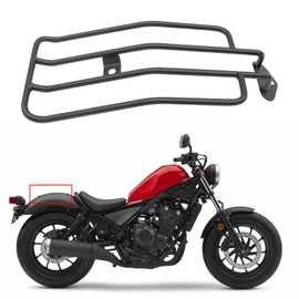 FSHero Riding Motorcycle Solo Seat Luggage Rack Fit for Honda CMX 300 500 Rebel 2017 2018 2019 2020 2021 2022 2023