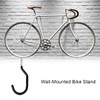 Fahrradhaken,8 Stück Decke Fahrrad Haken,Fahrradaufbewahrungshaken,Fahrradhaken Schwarz,Fahrradschraubhaken,Deckehaken/Wandhalterung Fahrradhaken für Fahrrad Aufbewahrung,Lager,Garage