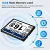 Gokelomg Professional 16GB Compact Flash Memory Card (Whiteandblue)