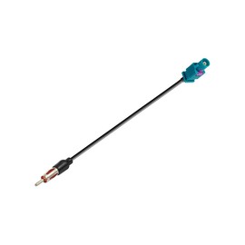 Vecys Fakra Z to DIN Adapter Cable for Car Radio, TV, DAB+, GPS, Fakra Z to DIN Plug, RG174, 15 cm, 3 Channels, Radio, DAB, GPS Antenna