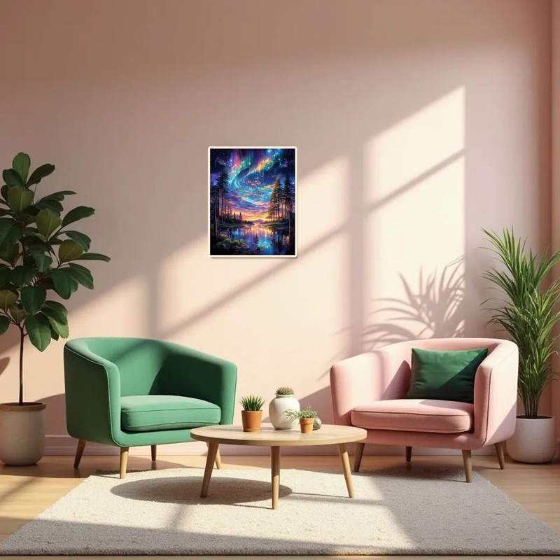 obterie Starry Night Paint by Numbers Kit for Adults Beginner