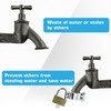 NUSET 2895-3 Water Faucet Lock - Water Spigot Lock for