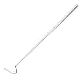 Gancho de serpiente, gancho de captura de colector de serpiente de acero inoxidable extensible para la captura de reptiles Control de serpientes en movimiento